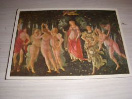 CP TABLEAU PEINTURE Sandro BOTTICELLI - Le PRINTEMPS - 1477 - Peintures & Tableaux