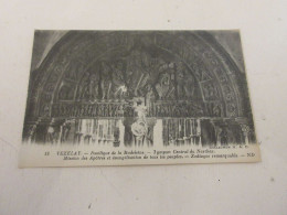 CP CARTE POSTALE YONNE VEZELAY BASILIQUE De La MADELEINE TYMPAN CENTRAL NARTHEX  - Vezelay