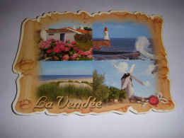 CP CARTE POSTALE VENDEE VUES GENERALES - ECRITE - Other & Unclassified