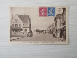 CP CARTE POSTALE VENDEE St GILLES CROIX De VIE La NOUVELLE GARE - ECRITE En 1937 - Saint Gilles Croix De Vie