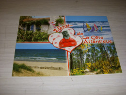 CP CARTE POSTALE VENDEE La COTE ATLANTIQUE - ECRITE En 2010 - Other & Unclassified