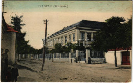 * T2/T3 Galgóc, Frasták, Hlohovec; Polgári Iskola, Utca. S. Bródy Kiadása / School, Street View (Rb) - Unclassified