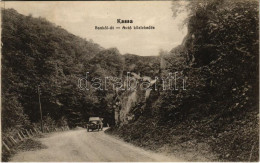 T2/T3 1916 Kassa, Kosice; Bankói út, Autó Közlekedés / Automobile On The Road To Bankov (r) - Unclassified