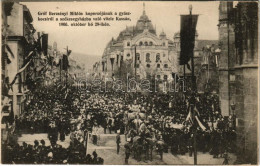 ** T2/T3 1906 Kassa, Kosice; Gróf Bercsényi Miklós Koporsójának A Gyászkocsiról A Székesegyházba Való Vitele. Nyulászi B - Unclassified