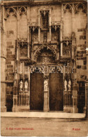T2/T3 1915 Kassa, Kosice; Dóm északi Díszkapuja. Nyulászi Béla Kiadása / Cathedral Gate (kis Szakadás / Small Tear) - Unclassified