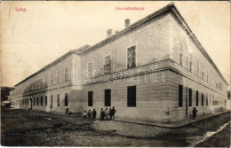 T3 1915 Léva, Levice; Honvéd Laktanya. Schulcz Ignác Kiadása / K.u.K. Military Barracks (r) - Unclassified