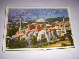 CP CARTE POSTALE TURQUIE ISTANBUL MUSEE SAINTE SOPHIE - ECRITE En 1992 - Türkei