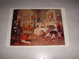 CP CARTE POSTALE TABLEAU William HOGARTH MARIAGE A La MODE - Vierge - Peintures & Tableaux