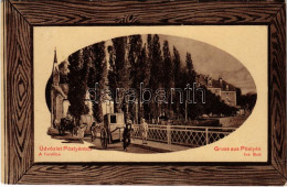 T2/T3 1911 Pöstyén, Piestany; A Fürdőbe, Infanterista. Gipsz H. Kiadása / Ins Bad / Spa Carriage (EK) - Unclassified