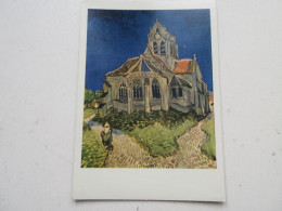 CP CARTE POSTALE TABLEAU Vincent VAN GOGH L'EGLISE D'ANVERS - Vierge             - Pittura & Quadri