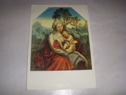 CP CARTE POSTALE TABLEAU Quentin METSYS La VIERGE Et L'ENFANT - Vierge          - Pittura & Quadri