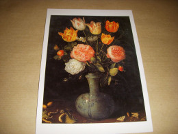 CP CARTE POSTALE TABLEAU Jan BRUEGHEL - NATURE MORTE Aux FLEURS CHRYSALIDES - Peintures & Tableaux