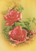 FLOWERS Vintage Postcard CPSM #PAS098.GB - Blumen