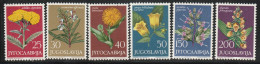 YOUGOSLAVIE- N°1013/8 ** (1965) Plantes Médicinales - Neufs