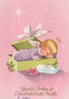 ANGEL CHRISTMAS Holidays Vintage Postcard CPSM #PAJ014.GB - Engel