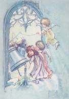 ANGEL CHRISTMAS Holidays Vintage Postcard CPSM #PAH259.GB - Angels