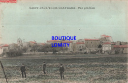 26 Saint Paul Trois Chateaux Vue Générale CPA Cachet 1909 - Sonstige & Ohne Zuordnung