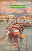 R420502 Napoli. Vesuvio Con Barche. Pittore G. Carelli. A. Scrocchi - World