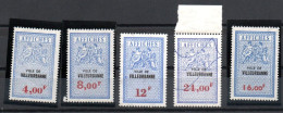 VILLEURBANNE Rhône Taxes Sur Les Affiches Type III Fiscal Fiscaux Affiche Affichage - Stamps
