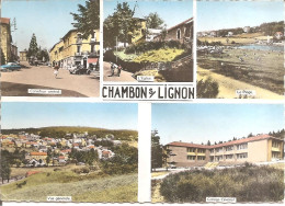 CHAMBON-sur-LIGNON (43) Carte Multivues En 1964  CPSM GF - Autres & Non Classés