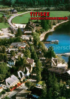 72718353 Titisee Uferstrasse Bootsanleger Hotels Am See Fliegeraufnahme Titisee - Titisee-Neustadt