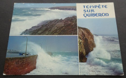 Quiberon - Tempête Sur La Côte Sauvage Et Sur La Digue - Editions D'Art JOS, Le Doaré, Châteaulin - Quiberon
