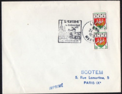 Daguin Illustré L'Épine  Sur Lettre SCOTEM - 1921-1960: Période Moderne
