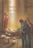 SAINTS ET SAINTES Bébé JÉSUS Christianisme Religion Vintage Carte Postale CPSM #PBP869.FR - Andere & Zonder Classificatie