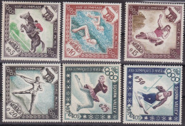 Monaco, 1960, 629/34, MNH **, Olympische Sommer- Und Winterspiele, Rom Und Squaw Valley. - Neufs