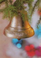 Buon Anno Natale BELL Vintage Cartolina CPSM #PAT581.IT - Neujahr