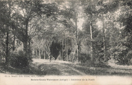 09 Sainte Croix Volvestre Intérieur De La Foret Vélo Cycliste CPA Cachet 19023 - Autres & Non Classés