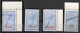 SAINT FONS Rhône Taxes Sur Les Affiches Type III Fiscal Fiscaux Affiche Affichage - Stamps