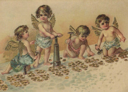 ANGELO Buon Anno Natale Vintage Cartolina CPSM #PAS772.IT - Angels