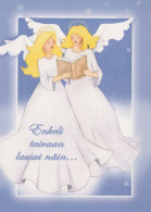 ANGELO Buon Anno Natale Vintage Cartolina CPSM #PAH884.IT - Anges