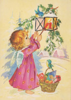 ANGELO Buon Anno Natale Vintage Cartolina CPSM #PAH702.IT - Engel