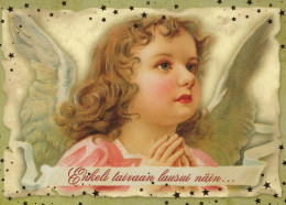 ANGELO Buon Anno Natale Vintage Cartolina CPSM #PAH071.IT - Anges