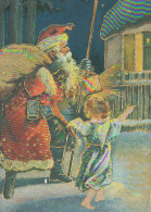 ANGELO Buon Anno Natale Vintage Cartolina CPSM #PAH395.IT - Engel