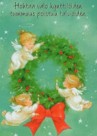 ANGELO Buon Anno Natale Vintage Cartolina CPSM #PAG948.IT - Anges