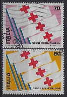 Italy 1980  Briefmarkenausstellung Der Roten Kreuzes (o) Mi.1689-1690 - 1971-80: Usados