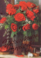 FLOWERS Vintage Postcard CPSM #PBZ807.GB - Fleurs