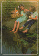 CHILDREN CHILDREN Scene S Landscapes Vintage Postcard CPSM #PBU170.GB - Taferelen En Landschappen
