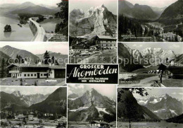 72717654 Grosser Ahornboden Alpenpanorama See Bruecke Berghuetten Jagdhaus Alm G - Autres & Non Classés
