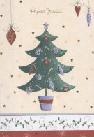 Happy New Year Christmas Vintage Postcard CPSM #PBN547.GB - Neujahr