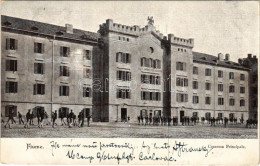 Delcampe - T2 1902 Fiume, Rijeka; Caserma Principale / Laktanya / Military Barracks - Non Classificati