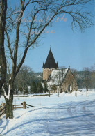 Happy New Year Christmas CHURCH Vintage Postcard CPSM #PAY437.GB - Neujahr