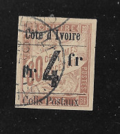 COTE D'IVOIRE COLIS POSTAUX YT 11 OBL TB SIGNÉ CARION - Gebraucht