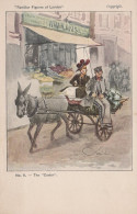 1902 FAMILIAR FIGURES OF LONDON PEARLY KING QUEEN - THE COSTER #PAA166.IT - Donkeys