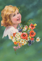 BAMBINO Ritratto Vintage Cartolina CPSMPF #PKG853.IT - Portraits