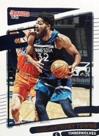 75 Karl-Anthony Towns - Minnesota Timberwolves - Carte Panini NBA Donruss 2021-2022 - Otros & Sin Clasificación