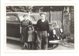 Photo Automobile à Identifier 1949, Famille - Auto's